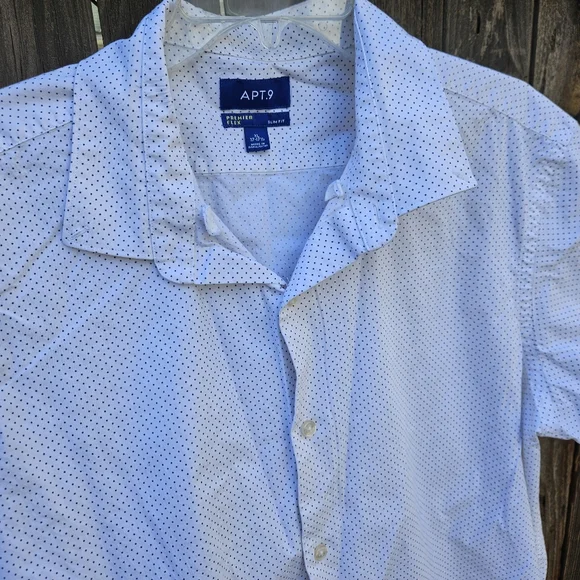 Apt. 9 Men's Sky Blue Casual Button Down Shirt Size Xl - Picture 14 of 16